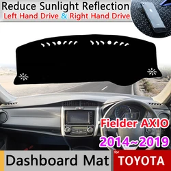 Dashboard Cover Board Mat Carpet Rug for Toyota Corolla Fielder AXIO Wagon E160 2013~2019 2014 Sun Shade Cape Blanket Anti-sun