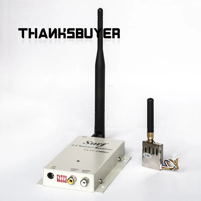 SS-1.2G-1W Draadloze Videozender Ontvanger 1.2G 1W Lange Afstand Fpv Zender Ontvanger Tx Rx