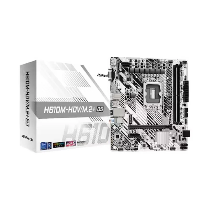 {ASROCK Official Store} H610M-HDV / M.2 + D5 * Domestic genuine, domestic shipping * temporary out