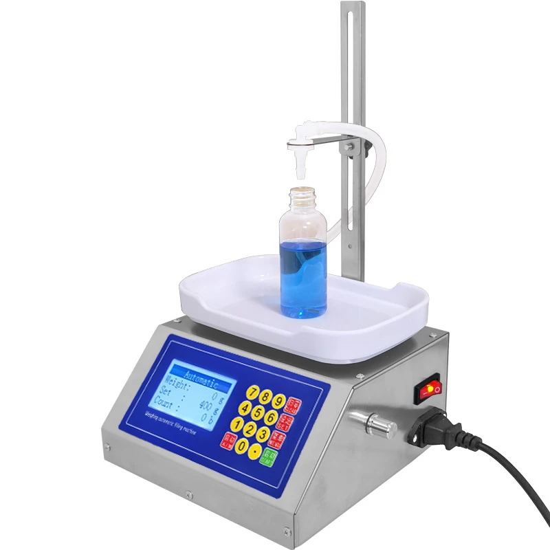 CSY1200 weighing peristaltic pump automatic small quantitative liquid essential oil nail polish filling machine accurate