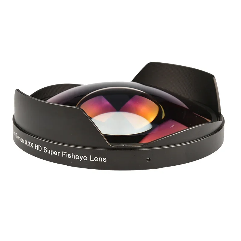 VLOGMAGIC 52mm 58mm 62mm 67mm 72mm 0.3X bardzo szeroki Adapter obiektyw typu rybie oko tylko dla kamery wideo kamer — zdjęcie produktu 7