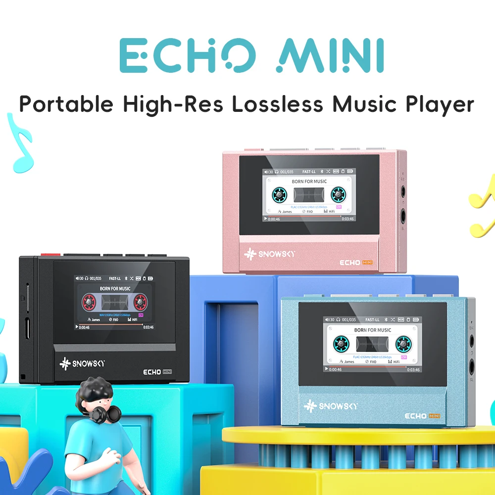 SnowSky/FiiO Echo Mini HiFi Bluetooth MP3 Pure Music Player
