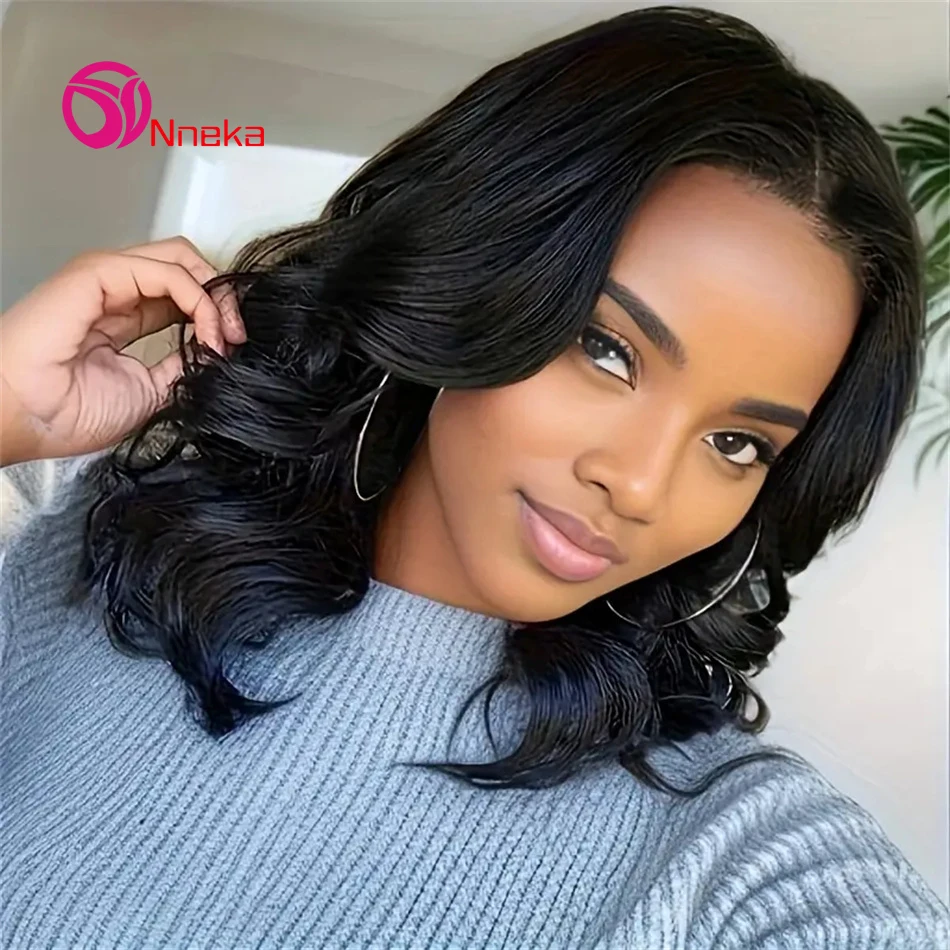 

Short Bob Wig 13x4 HD Lace Front Wig Body Wave 13x6 Lace Frontal Wig Human Hair Brazilian Remy Hair For Women