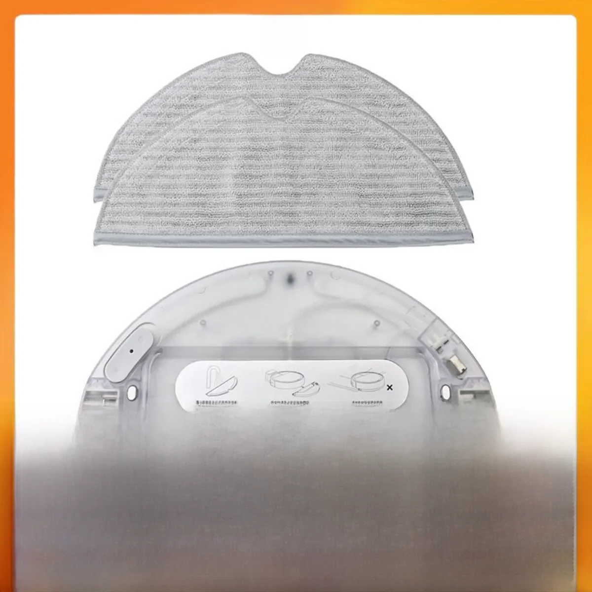 Réservoir d'eau pour aspirateur Xiaomi Dreame F9, accessoires, chiffon de vadrouille, chiffon de nettoyage lavable, pièce de rechange pour Robot Mijia