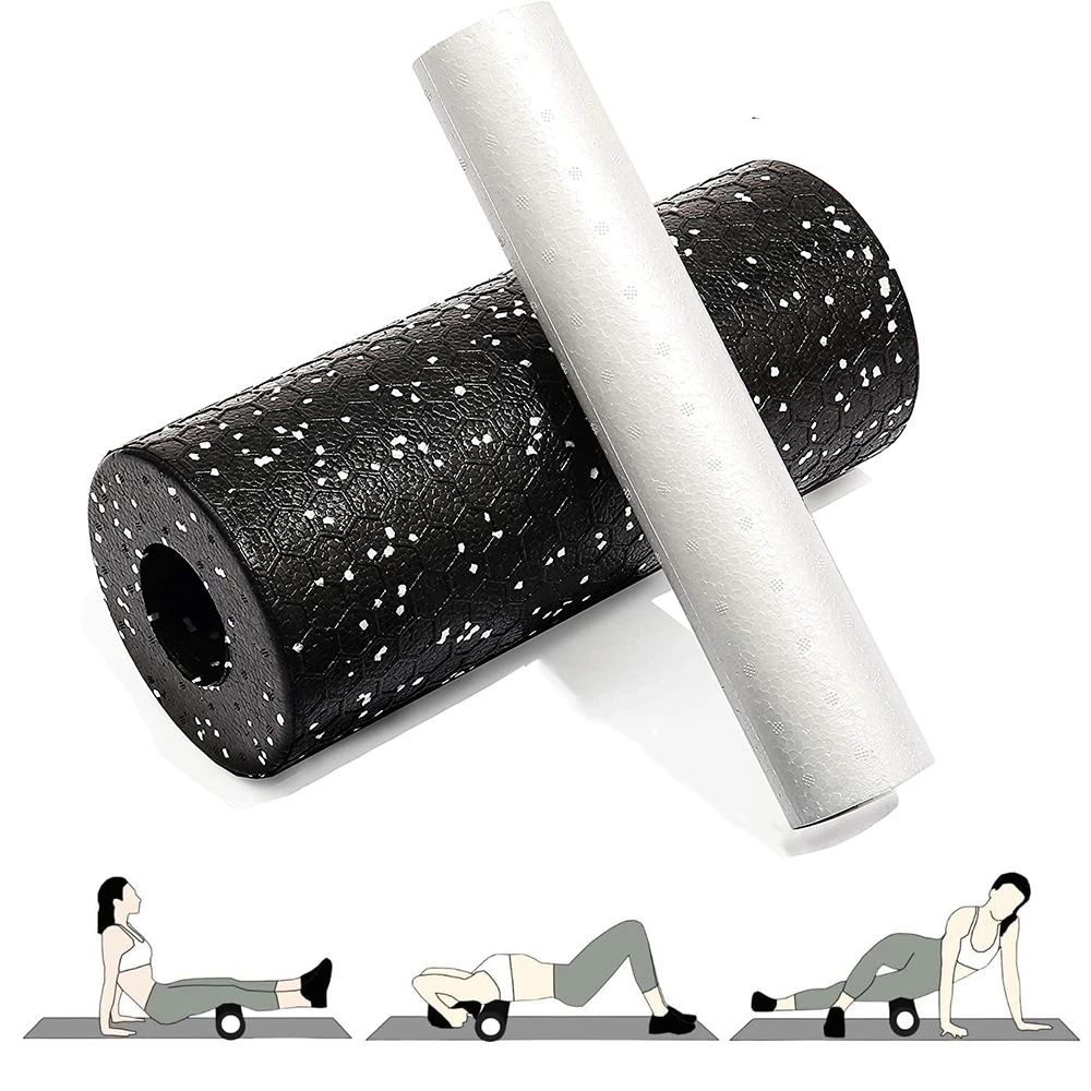 2 in 1 Hollow Column Foam Roller Set EPP Muscle Relieve Massage Roller Gym Fitness Equipment Sports Massage Rollers