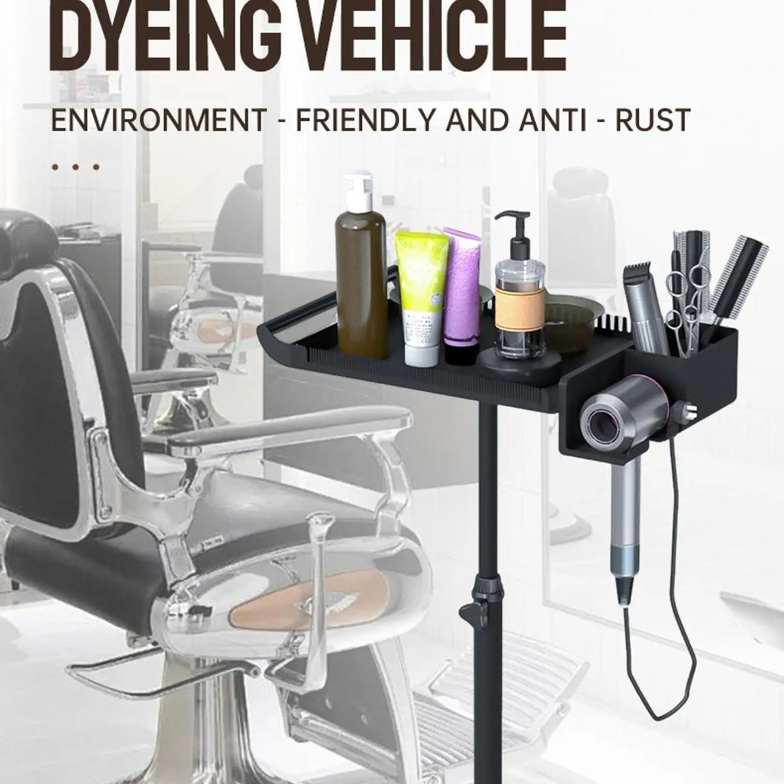 

Hair Extension Trolley Salon Tray Trolley Hair Tool Trolley Salon Equipment Storage Rack Spa Beauty Trolley With Wheels