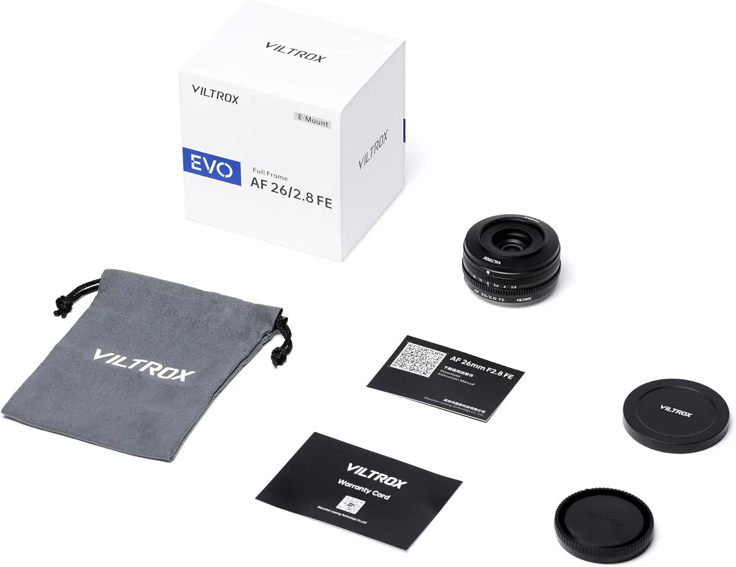 VILTROX AF 26mm F2.8 EVO Thin Pancake Lens FOR Sony A7IV ZV-E10 II A7C II Full Frame