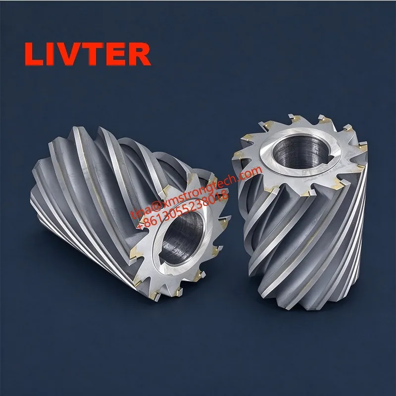 Helical Teeth Carbide Tipped Cylindrical Milling Cutter Alloy Welded Roll Milling Cutter for Metal Milling