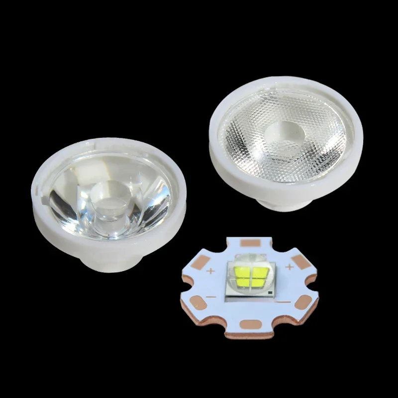 Soczewka LED XML2 XHP50 5050 XHP70 XHP-70 XHP70.2 MK-R MKR MC-E MCE 7070 Focus 5 stopni 25 stopni Soczewka LED PMMA klasy optycznej 32 mm — zdjęcie 2