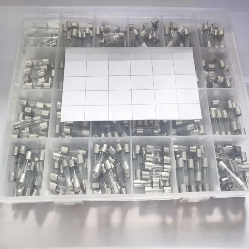 360 sztuk/pudło 24 wartości 5x20mm zestaw szybkich szklanych bezpieczników 0.2A 0.5A 1A 2A 3A 5A 6A 8A 10A 15A /250V 5*20 pakiet rur ubezpieczeniowych — zdjęcie 2