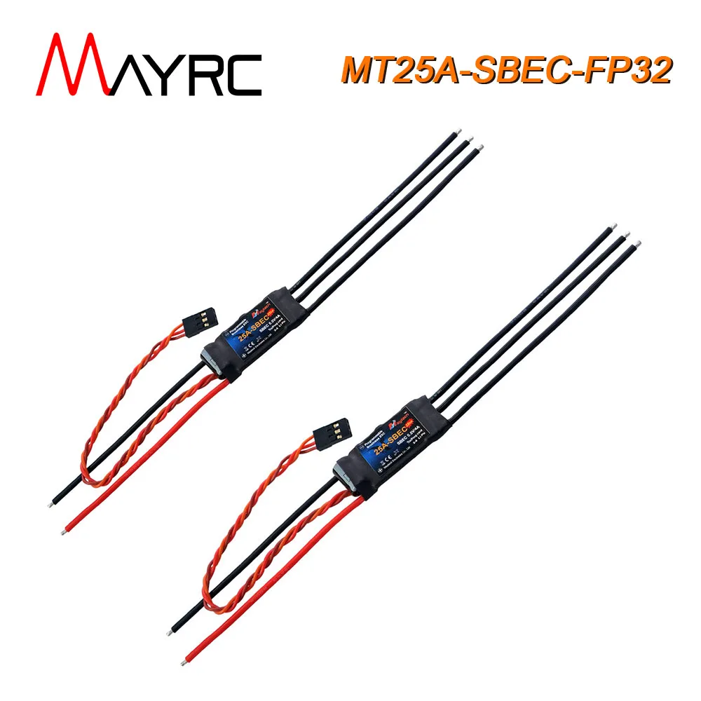 1/2PCS MAYRC 25A 5.5V 4A SBEC 32bit Micro-processor Firmware Brushless ESC for RC Airplane Aircraft Quadcopter Drone Helicopter