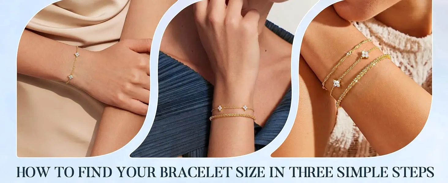 Delicate Layered Chain Bracelet Set — product information 5