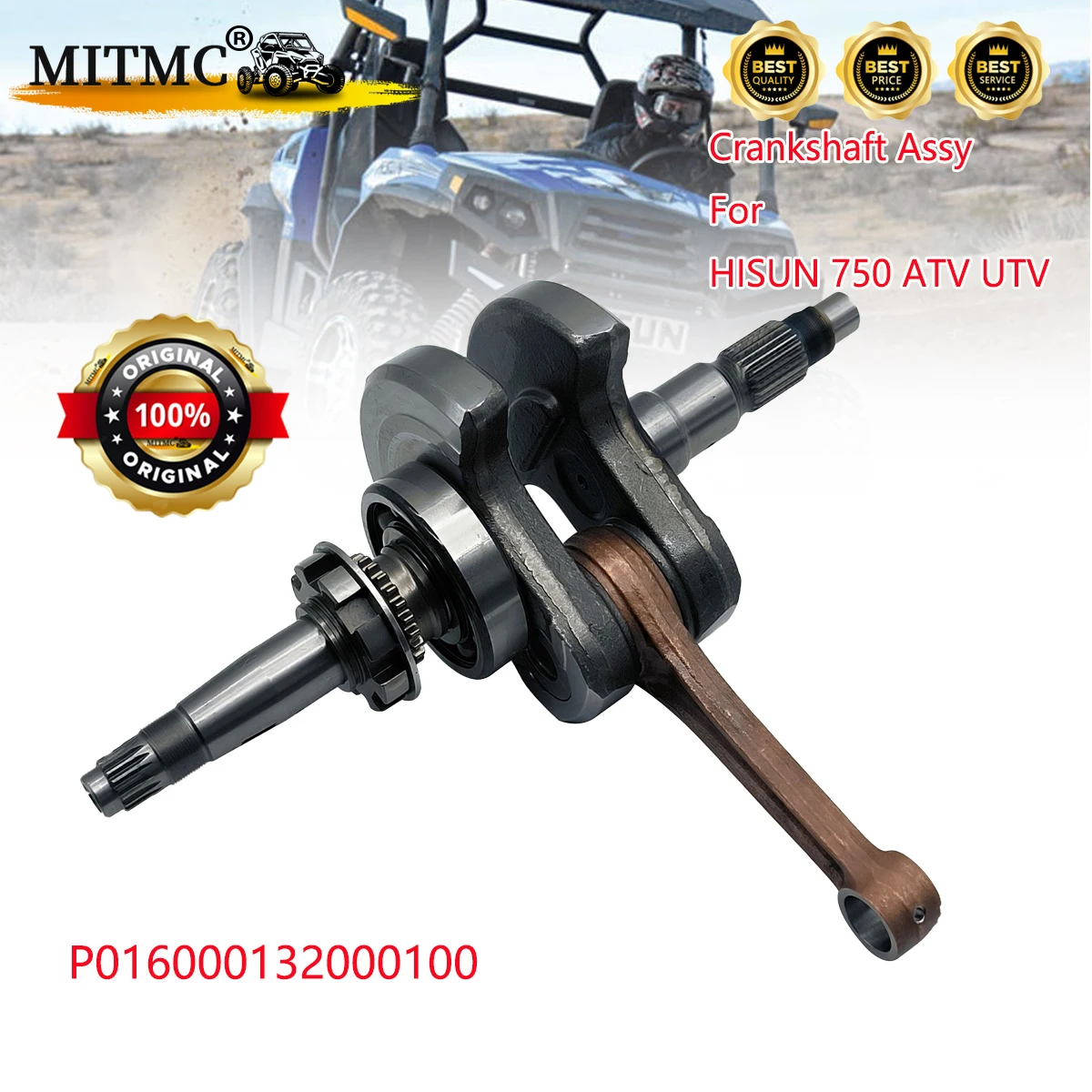 

Коленчатый вал в сборе для HOSUN 750 ATV UTV SECTOR TACTIC FORGE AXIS RK PERFORMANCE RK750 P016000132000100