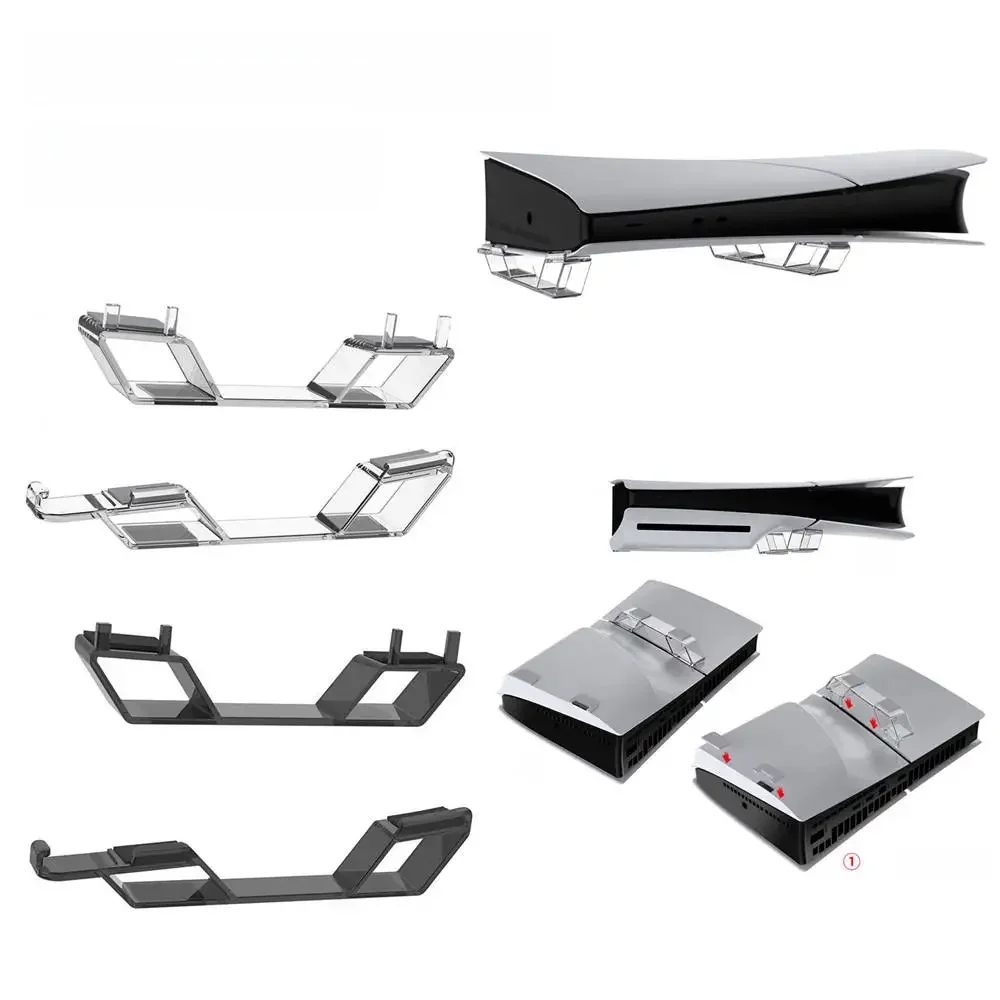 Support horizontal pour consoles de jeu PS5 Slim, support numérique, disque, design peu encombrant, accessoires Slim