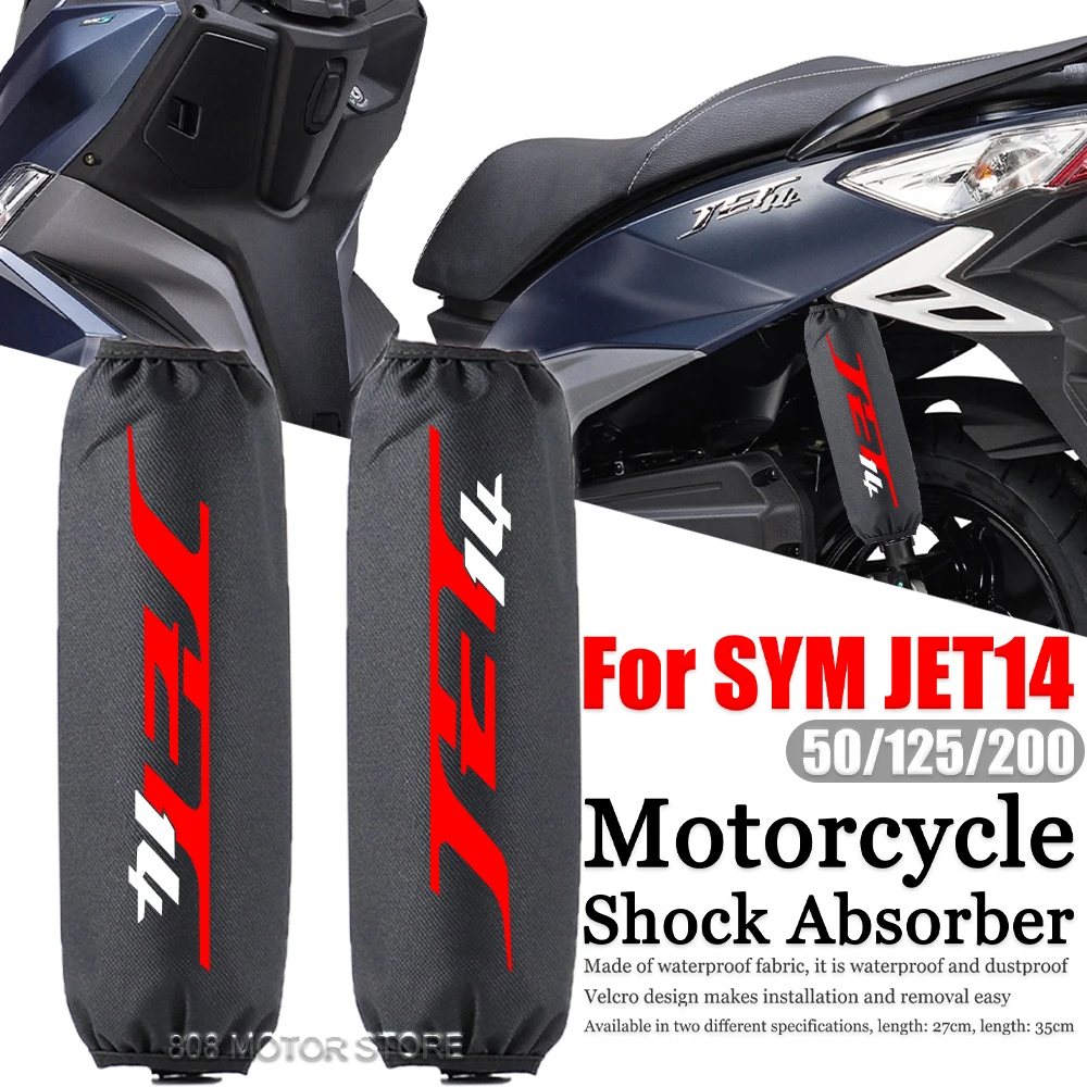 Dla sym jet 14 50 125 200 osłona amortyzująca motocykla, akcesoria motocyklowe wodoodporna i pyłoszczelna osłona ochronna