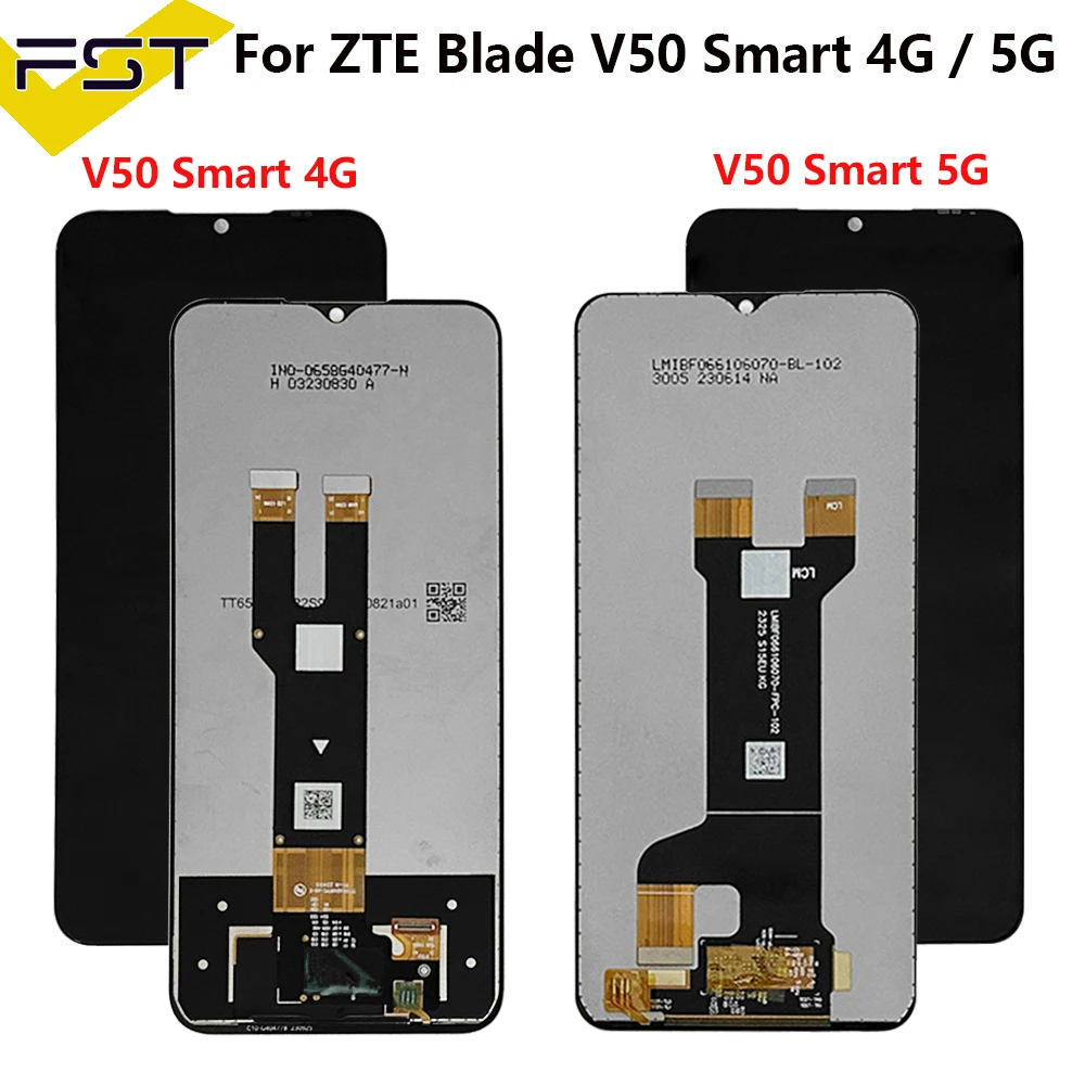 

Протестированный ЖК-дисплей для ZTE Blade V50, умный зеркальный ЖК-дисплей + сенсорный экран в сборе, замена для ZTE Blade V50 Smart 4G 7060 LCD