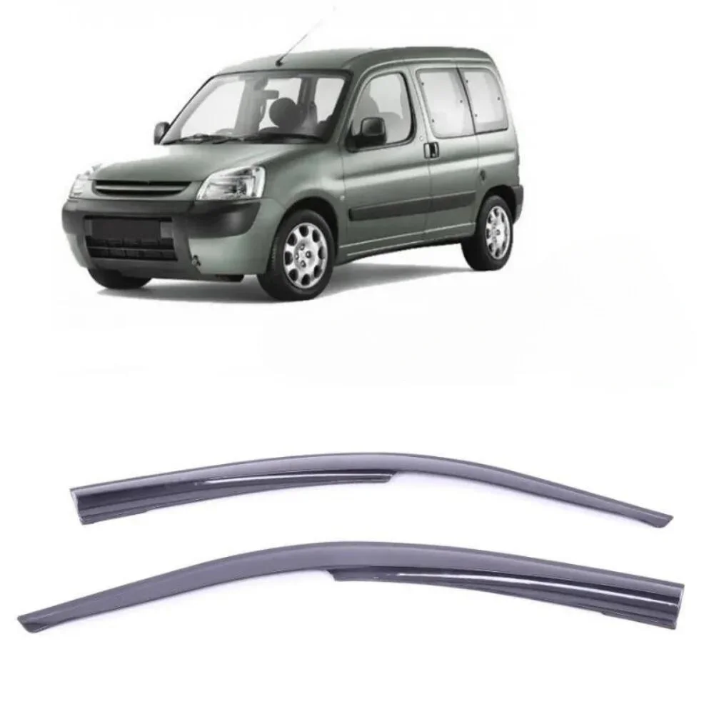 Car window accessories for Cıtroen Berlingo 2002-2007 Sport Style window deflector rain cover visor awnings Exterior Accessory