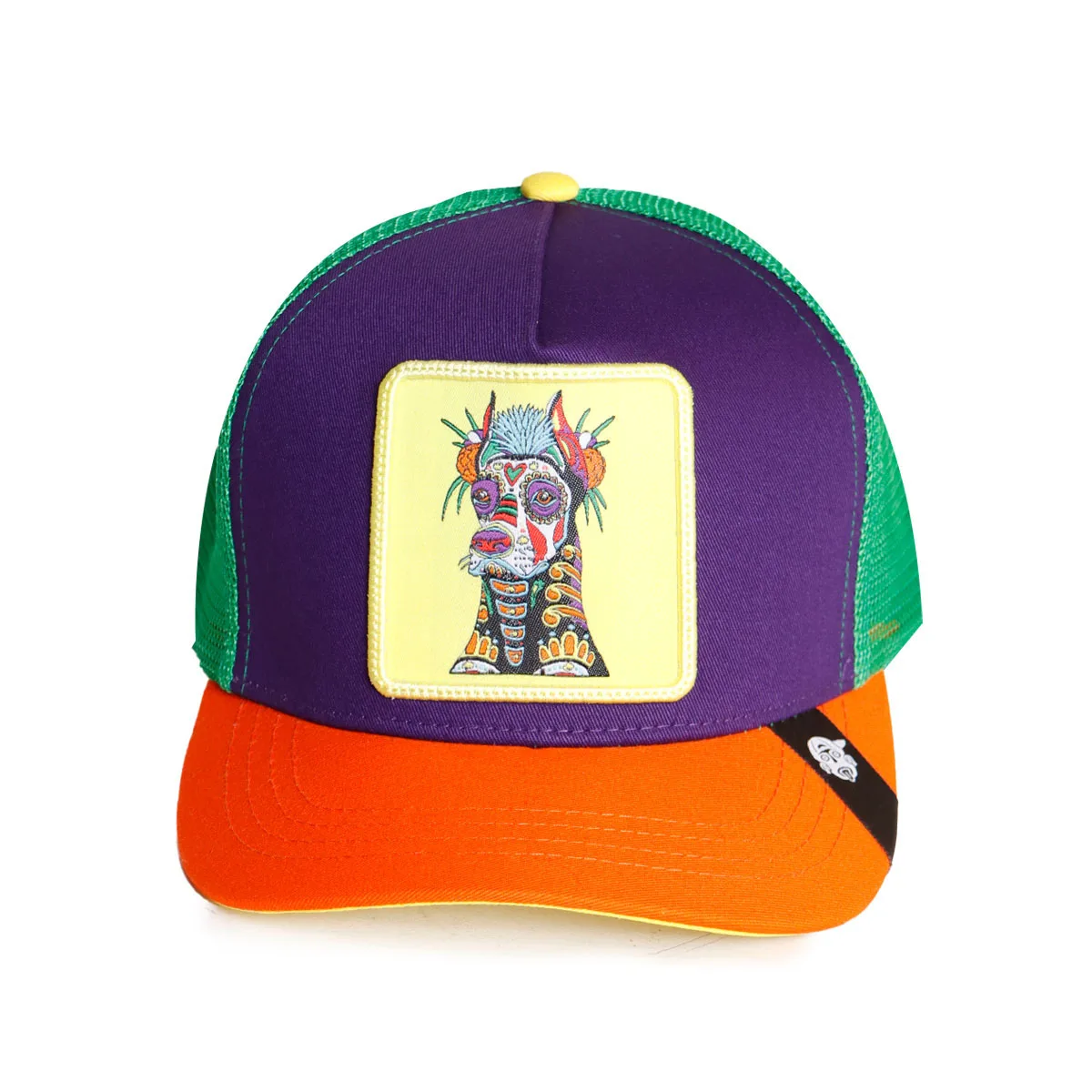 Gorra de béisbol curva con malla original Pook Alebrije Xolo