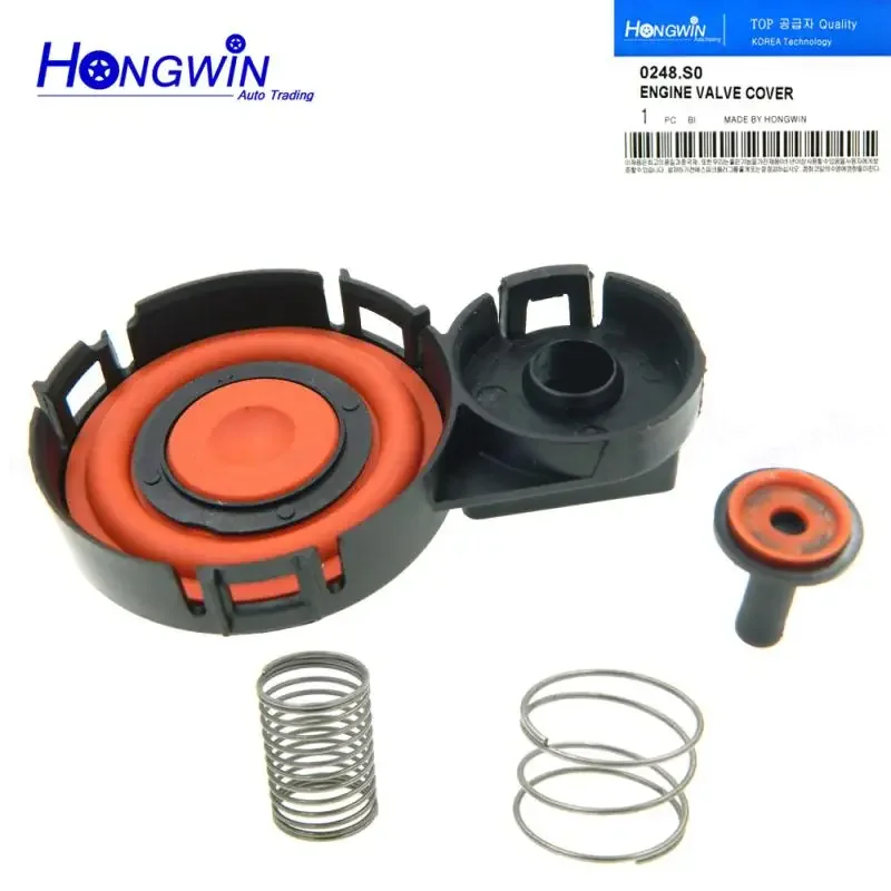 0248.S0 NEW PCV Valve Cover Repair Kit Valve Cap With Membrane For Peugeot Citroen PSA Volvo Ford 1.6hdi 8v  9688939180 1685815