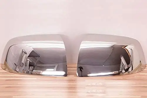 Mirror covers for FORD | FOCUS II + MONDEO III + C-MAX + party + FUSION | (with turn signals), stainless steel, exterior mirror caps, chrome mirror covers, 2 pieces, side trims