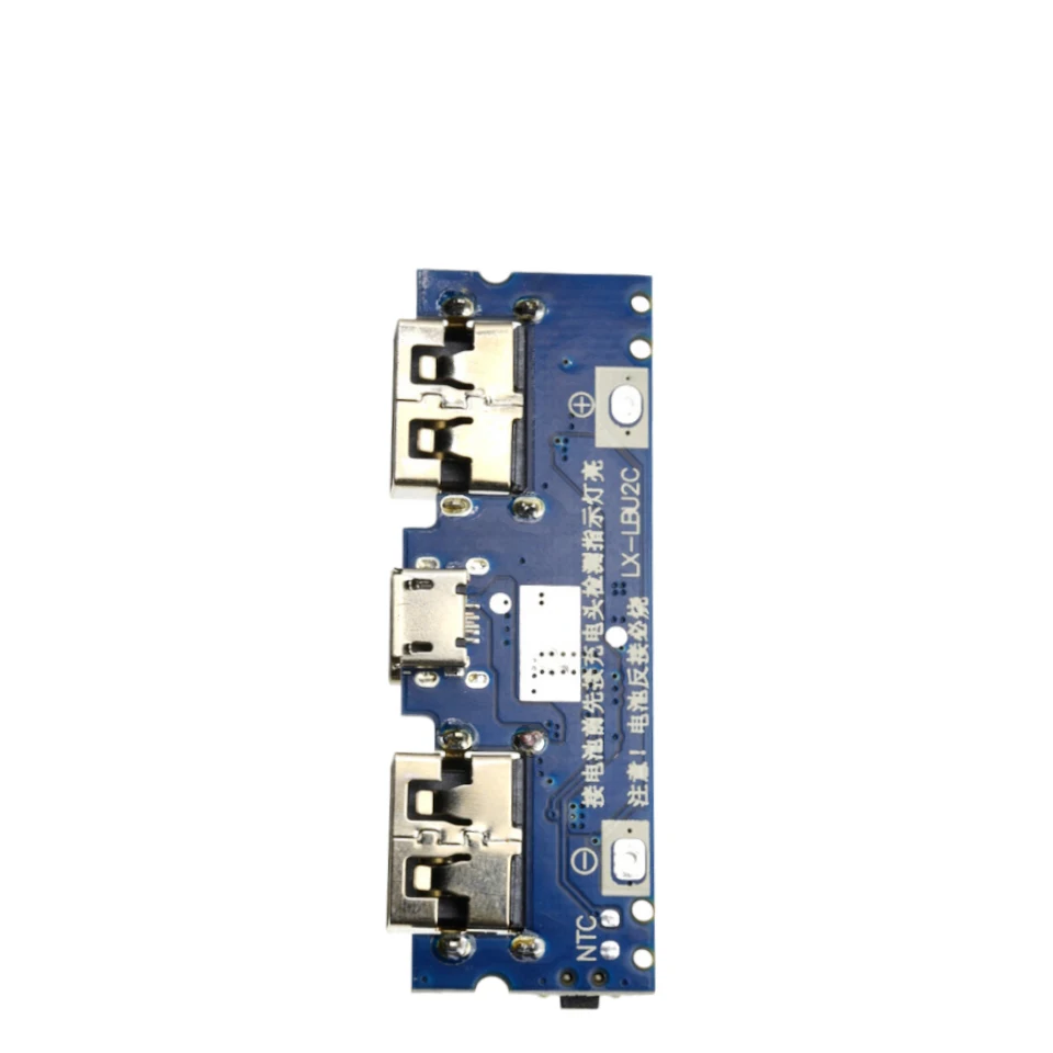 Micro/Type-C USB 5V 2.4A Dual USB 18650 Boost Battery Charger Board Mobile Power Bank Accessories For Phone DIY