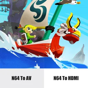 محول محول HDMI لوحدة تحكم Nintendo 64 ، مكعب الألعاب ، التوصيل والتشغيل ، استعادة شاشة اللعبة ، 1080P ، NGC ، SNES ، N64 6 المبيعات الرئيسية Nintendo 64 Housing - No3