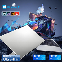 14.1“ Laptop Windows 11 Intel N4000 180° Folding Slim Laptop Gamer 12GB RAM 512GB 1TB SSD 1920*1080 Office Study Computer PC