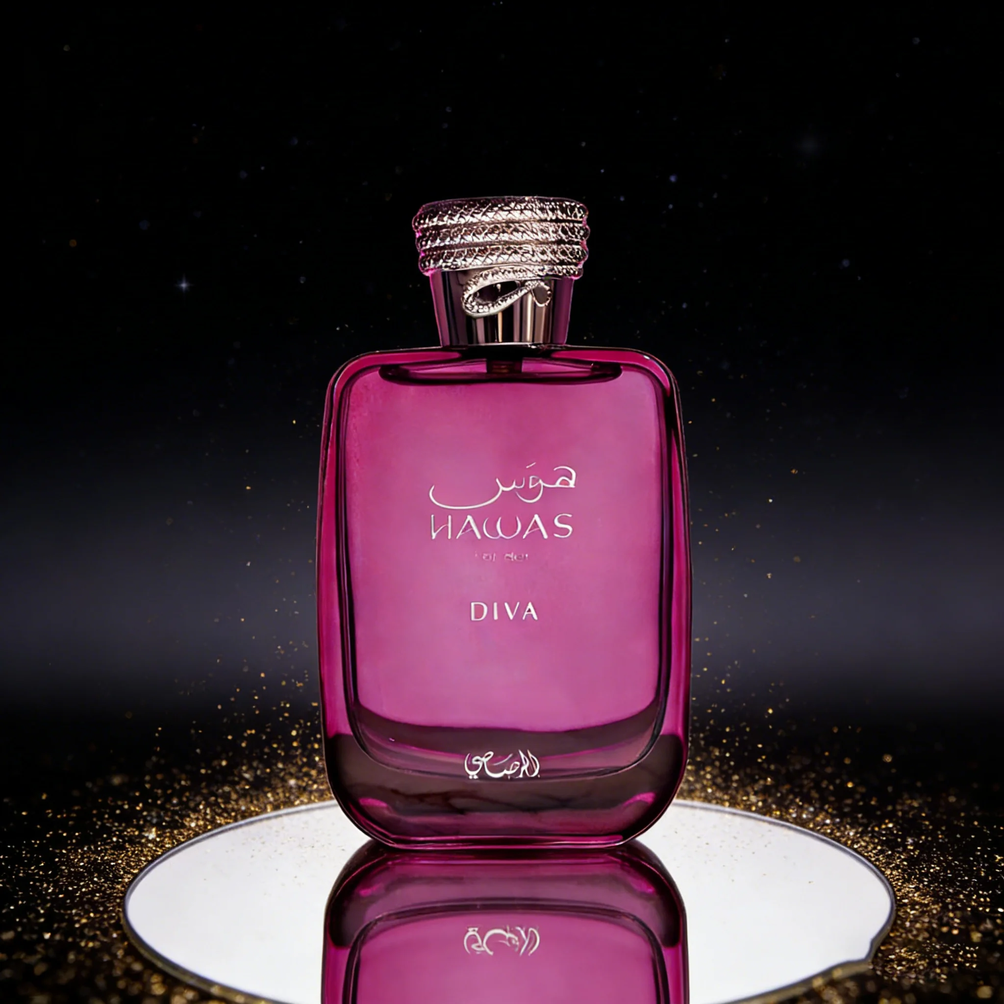 RASASI Hawas Diva Eau de Parfum For Women 3.38 Fl Oz / 100ml Fruits, Lychee, Rhubarb Frankincense Cedar