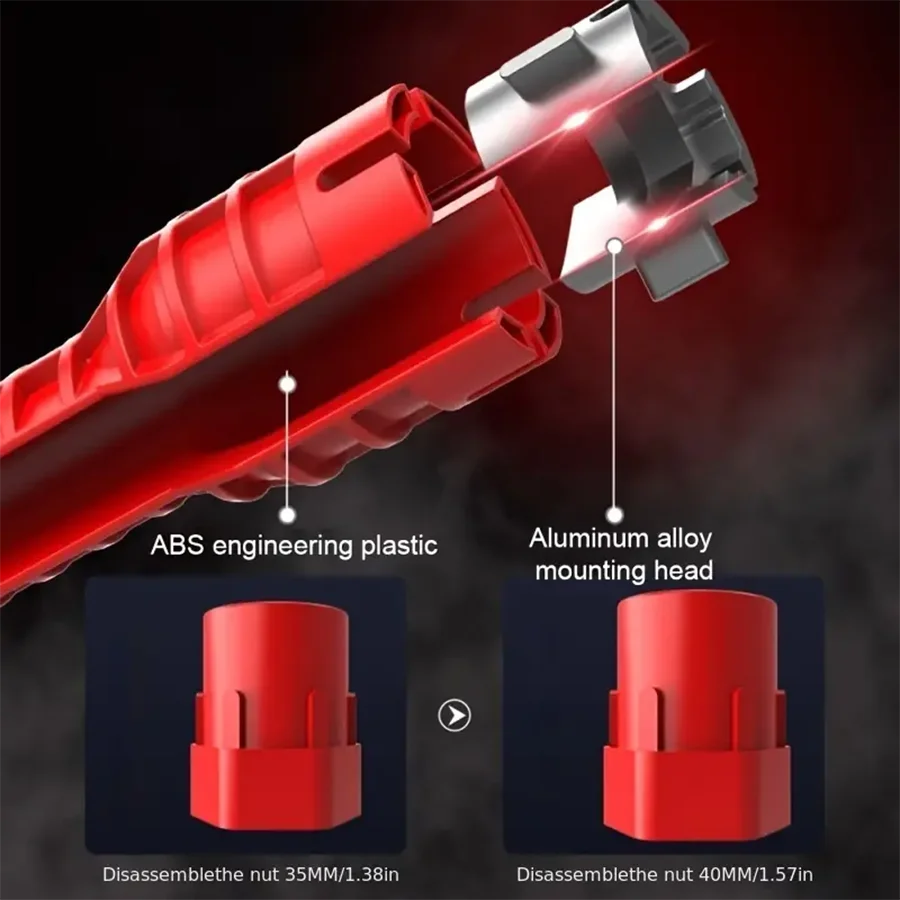 8 in 1 Sink Faucet Installation and Repair Wrenches, Multi-function Non-slip Faucet Wrenches, Bathroom Kitchen Wrenches