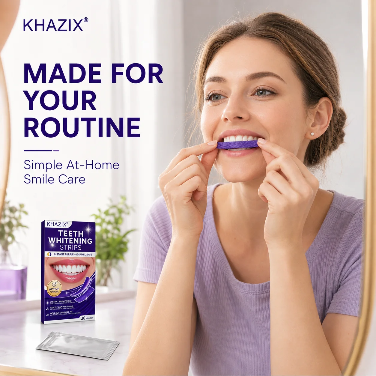 Strip Pembersih Gigi Warna Ung - Teeth Whitening Routine ulasan dan harga