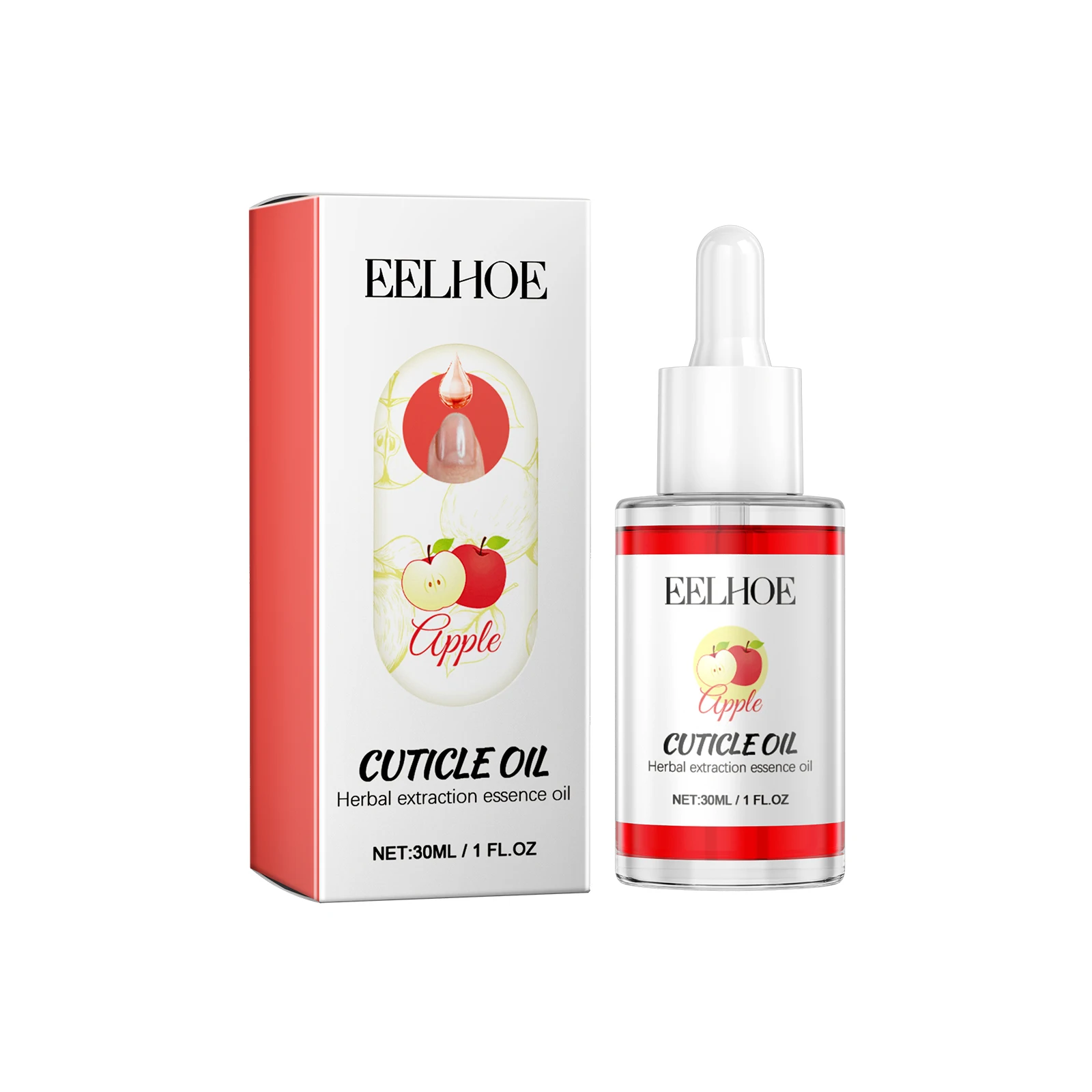 Eelhoe Apple Flavored Nail Care Oil Prevents Inflammation Deep Moisturizing Repair Anti-barbs And Removes Dead Skin Care Oil