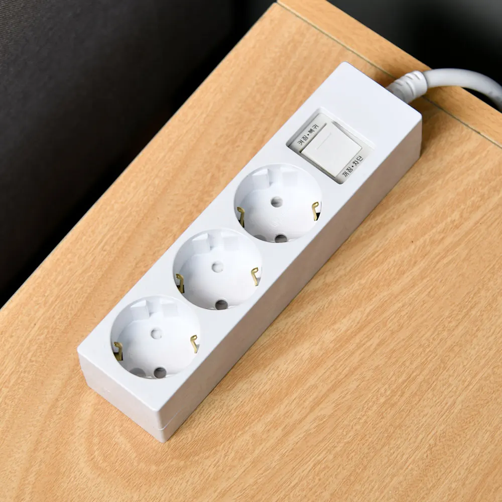 1+1 Domestic 16A Overload Blocking 3-gu Multi-outlets Collection / 0.7m 1.5m 3m 5m