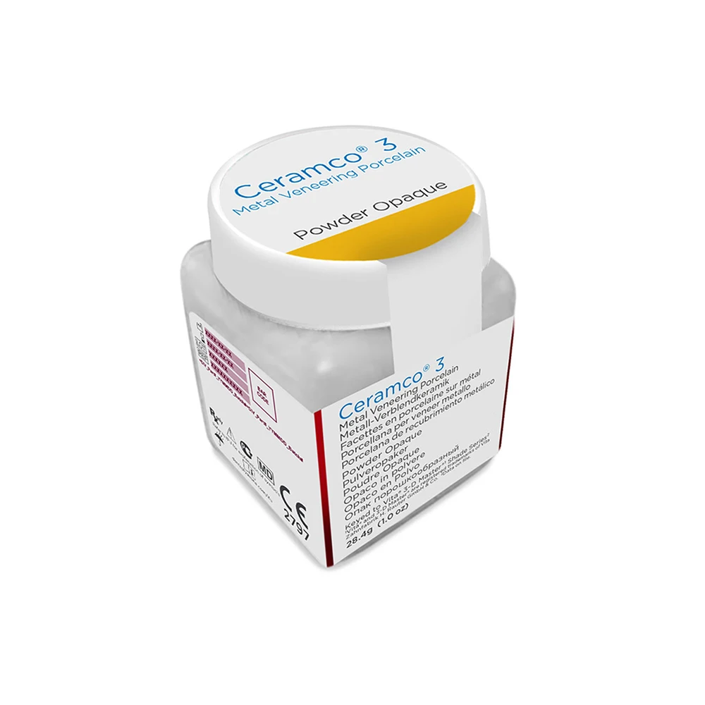 

Dental Lab Materials Dentsply Ceramco3 Powder Opaque 28.4g Porcelain Powder for Metal Based Crown Bridge