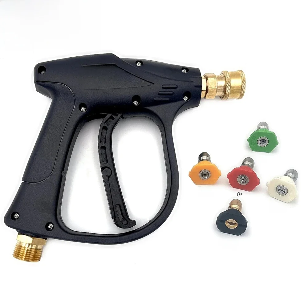 For Karcher gun High Pressure Washer Cleaner Water Guns 1/4" Quick with Foam Cannon Car Cleaning gun for Parkside Lavor Bosch