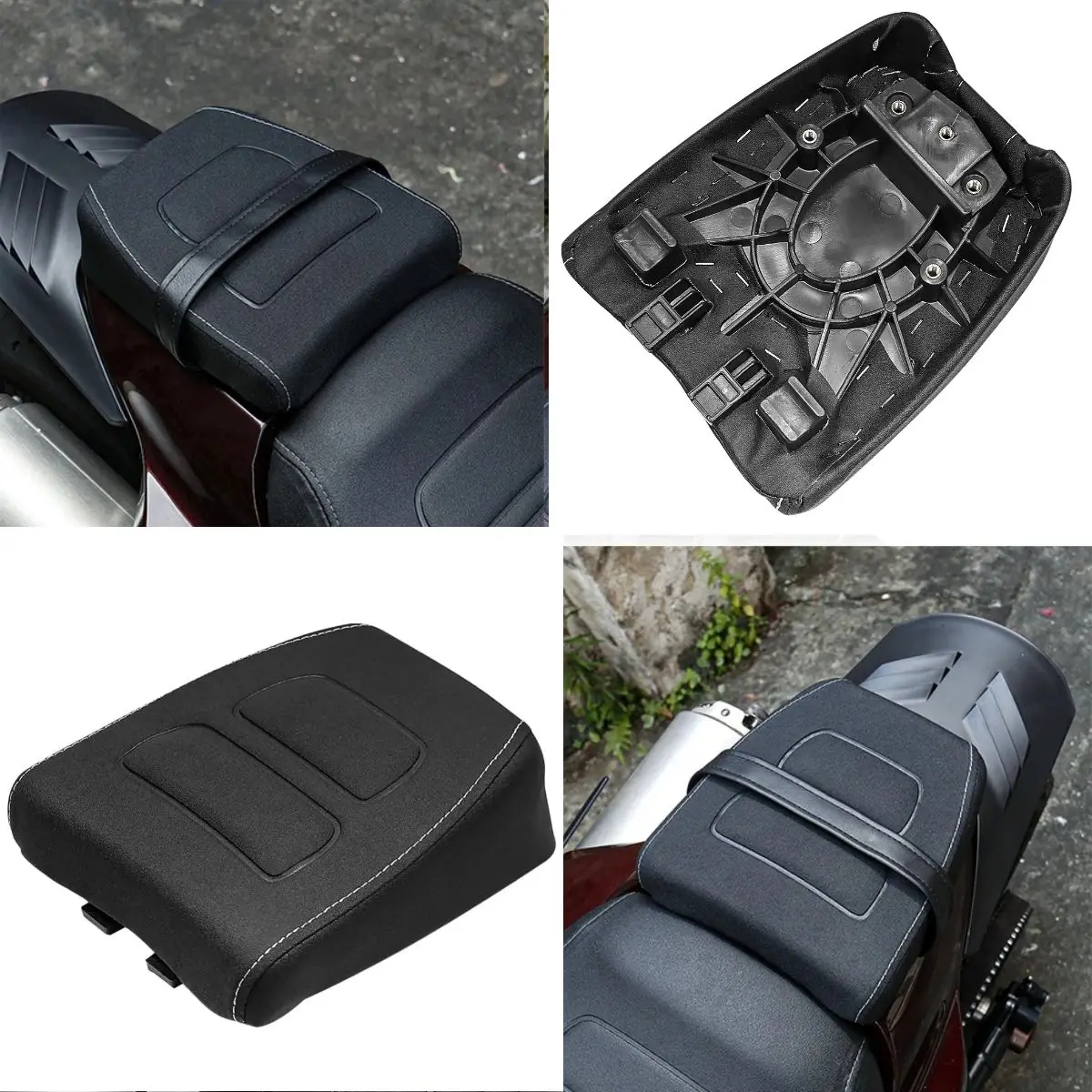 

Motorcycle Rear Passenger Pillion Seat Tail Pillion Pad For Sportster S 1250 S RH1250S RH1250S 2021-2022