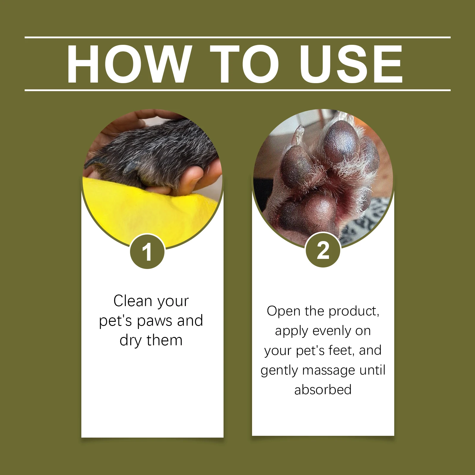 بلسم العناية بمخالب الحيوانات الأليفة من Yegbong مغذي عميق يقلل من الجفاف وإصلاح البشرة المتشققة كريم ترطيب مخلب الحيوانات الأليفة غير المهيج