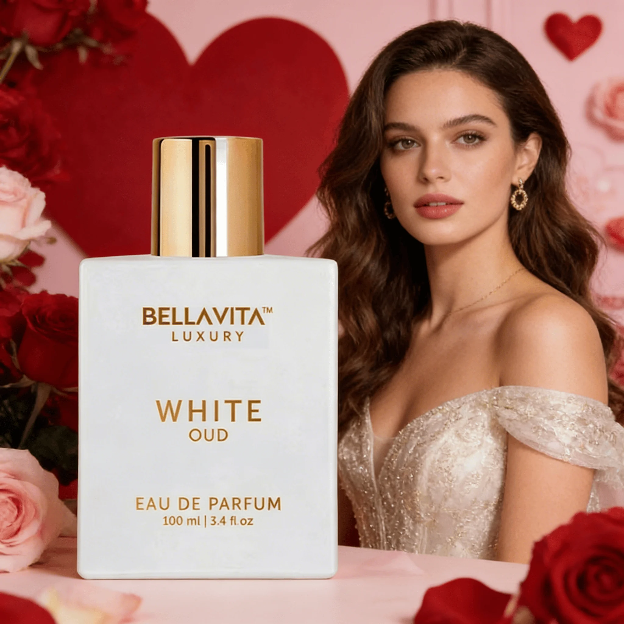 

BellaVita White Oud Eau De Parfum (EDP) | Бергамот, амбра и ветивер | Древесно-мускусный аромат | Долговечный | Без жестокости к животным