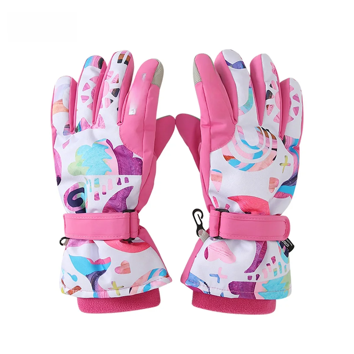 AliExpress HONEYKING Kids Winter Ski Gloves Waterproof Warm Padded Mitten For Girls Boys Outdoor Skiing Cycling Windproof Snowboard Gloves