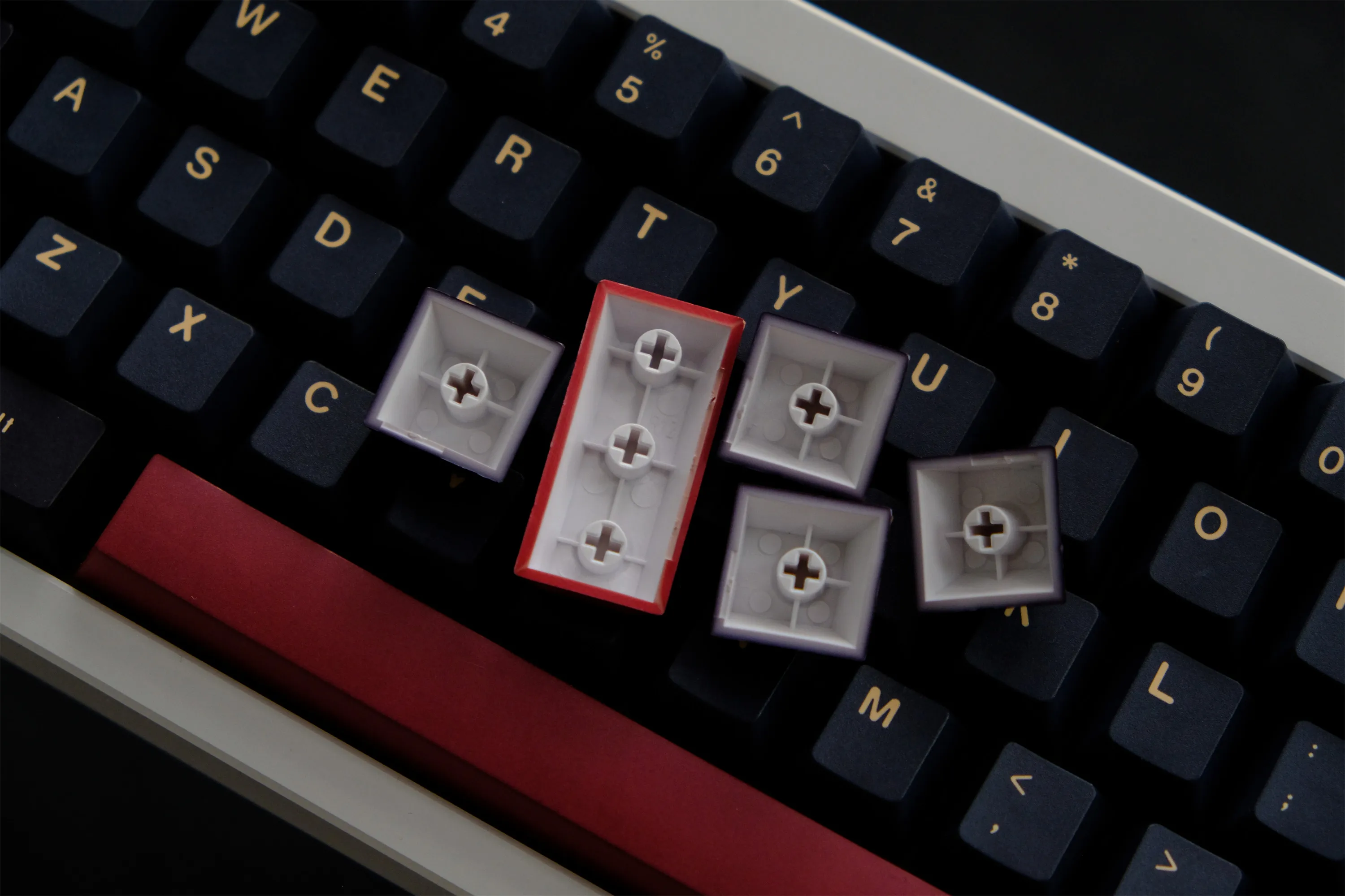 GMK La Mã Keycap, 134 Phím Keycaps PBT Anh Đào Hồ Sơ Nhuộm-Tiểu Cá Tính GMK Keycaps Cho Bàn Phím Cơ