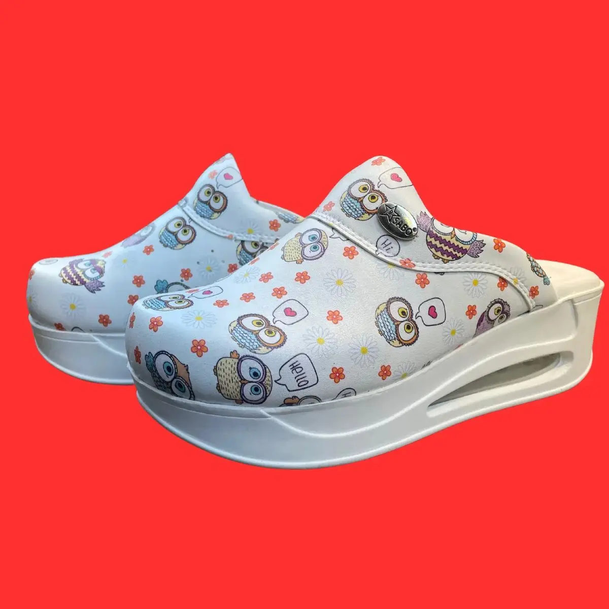 2024 Women Medical Slippers Shoes Trending nurse clogs nursing Women Orthopedic Sabo Doctor Leather Chef Orthopedic Comfort