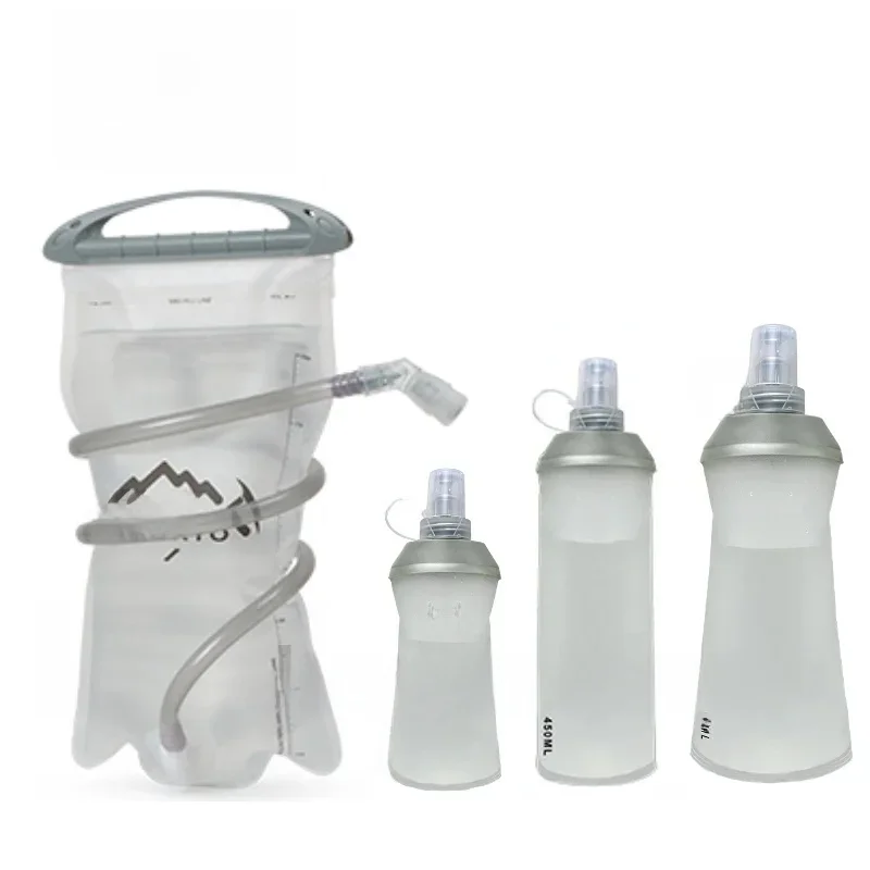 AliExpress INOXTO 250ml 500ml Outdoor Running Sports PEVA Water Bottle Mountain Biking Water Bladder Soft Water Bottles for Cycling Hiking