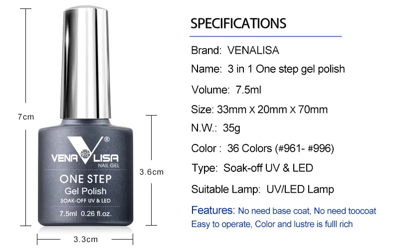 VIP5 VENALISA Gel-Nagellack-Set, Hema Free Nude Pink Glitter, wunderschöne Farbe, Nagelmaniküre, Soak Off UV-LED-Nagelgel-Lack-Set – Detail 19