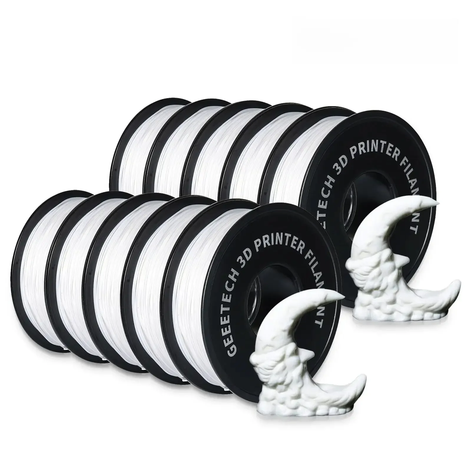 Geeetech 10Kg Pla Filament Plastic Voor 3d Printer 1.75Mm, Wirwar-Free, 3d Printing Draad Materialen Vacuüm Verpakking - afbeelding 2