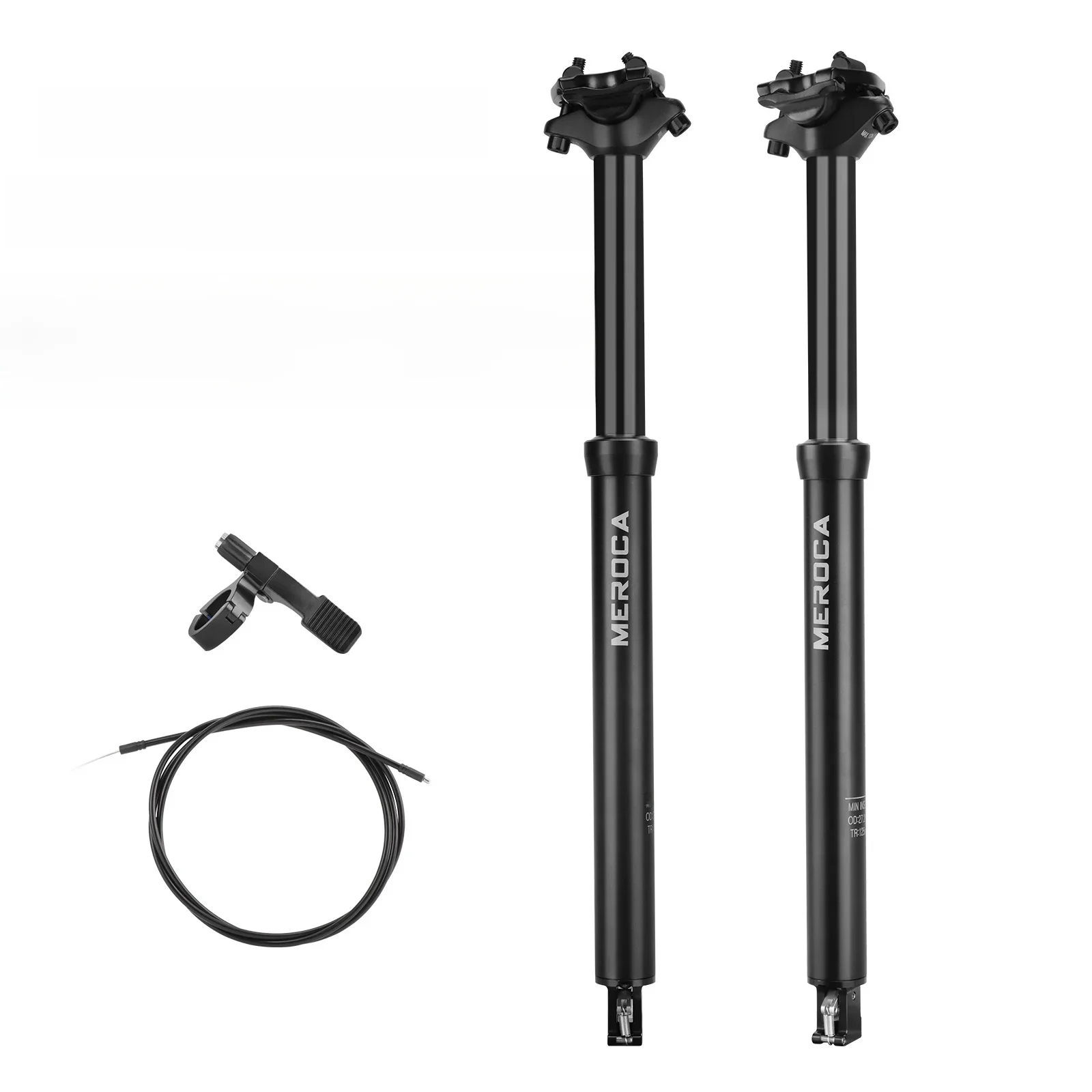AliExpress MEROCA Bicycle Dropper Seatpost Wire Control 27.2/30.9/31.6x425mm Internal Routing Cable 125MM Travel Tube Fit MTB Road Bike Cycling