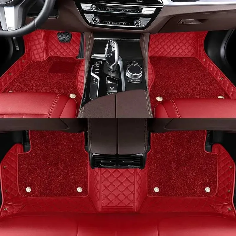 Europäische Doppelschicht-Autofußmatten für Mercedes-Benz CLA C118 2019-2026 5 Sitze 5D Fußmatte Vollständige Abdeckung Allwetterschutz