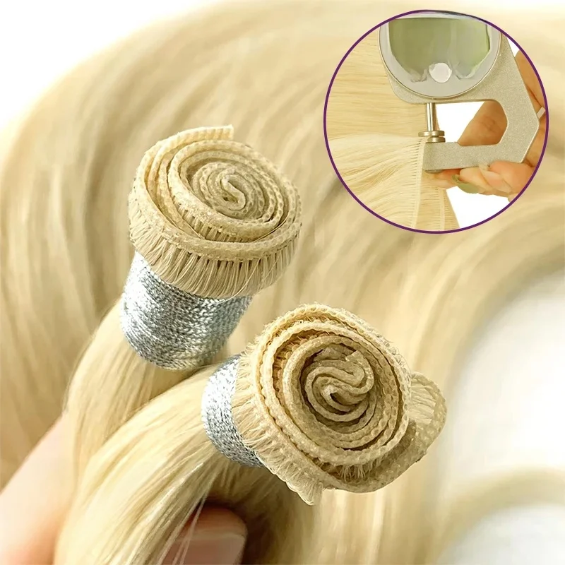 ADEIRS Echt haar Genius Inslagen Extensions Remy-haar Dubbele inslag Echt menselijk haar Natuurlijk weefbundels Zwart Bruin Blond - afbeelding 2