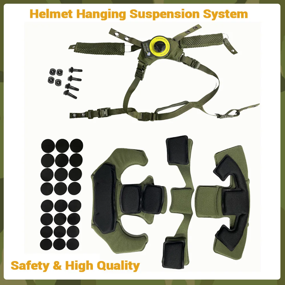 Team Wendy Helmet Hanging Suspension System Chin Strap for Team Wendy FAST MICH Tactical Airsoft Helmet Accessories