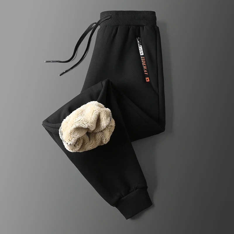 Neue Winter Fleece Casual Hosen Männer Dicke Warme Jogginghose Mens Jogger Sportswear Lässig Track Hosen Plus Größe 6XL 7XL 8XL