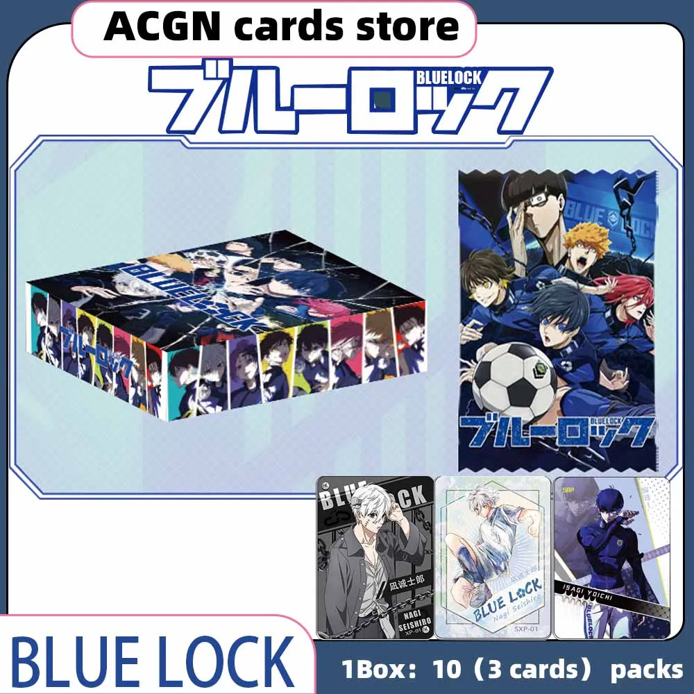 Newest Blue Lock Collection Card Yisagi Yoichi Red Mikage Booster Box ACG CCG TCG High Quality Hit Chrismas Hobbies Gift