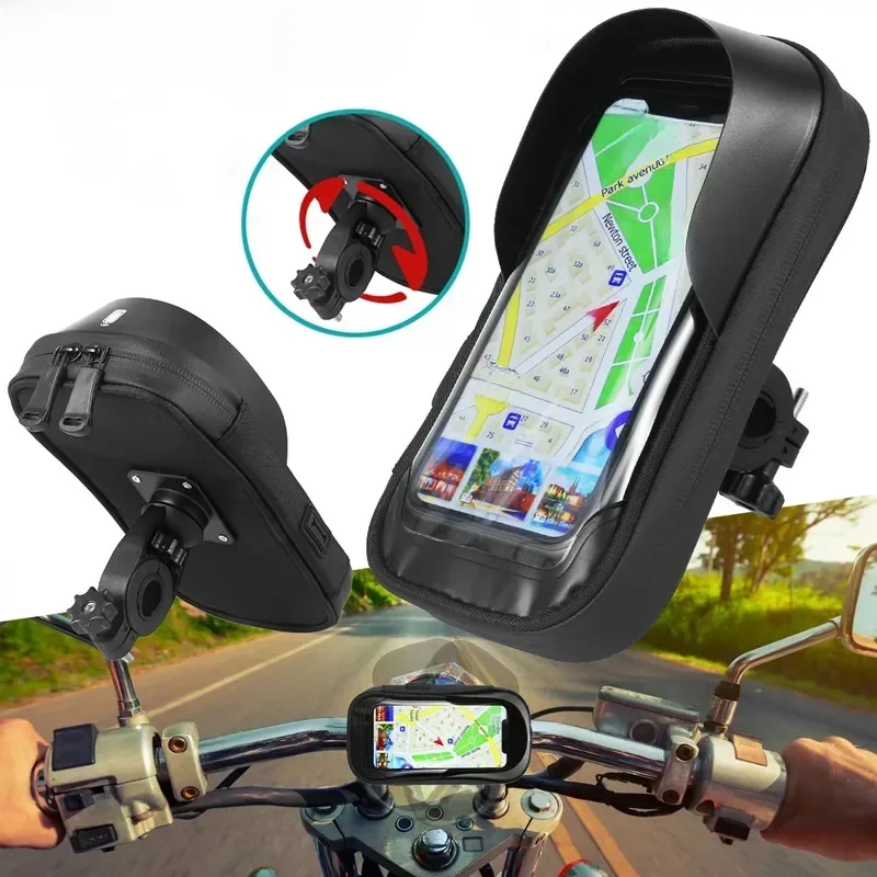 AliExpress UK Opansten Waterproof 360° Rotation Bicycle Motorcycle Front Frame Phone Holder Easy Universal Navigation